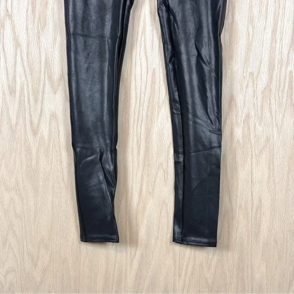 SPANX Faux Leather Leggings Black - Picture 6 of 11